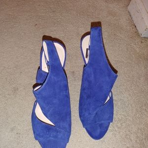 Nine West Suede open pumps